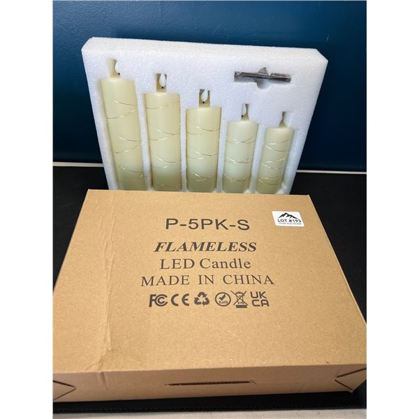 Lot of Flameless LED Candles - 5 pack w/ Remote Control