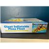 Image 2 : Lot of 1 Giant Inflatable Pizza Pool Float - 75 x 61 inches!