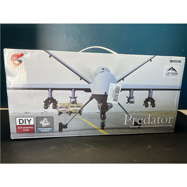 Lot of 1 Predator Remote Control Model Airplane