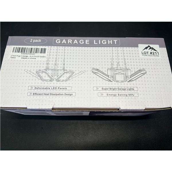 Lot of LED Deformable Garage Lights - 2pack