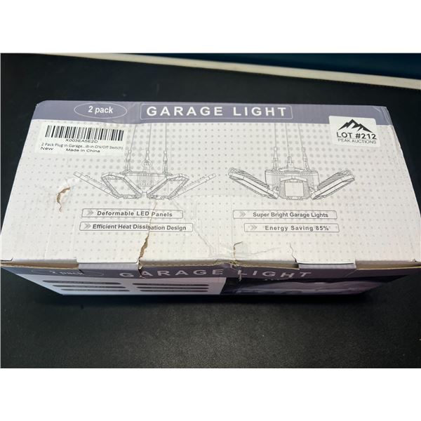Lot of LED Deformable Garage Lights - 2pack