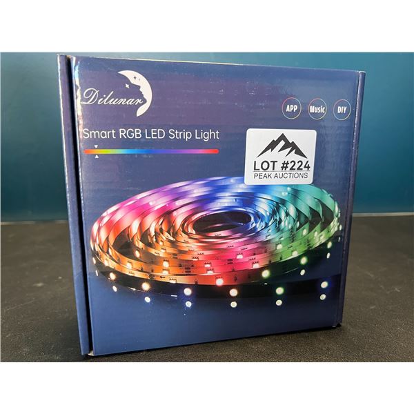 Lot of 1 Smart RGB LED Strip Light Kit - 98.4FT LONG Length!