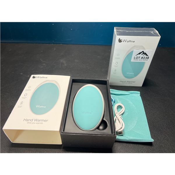 Lot of 2 Wattne Portable Hand Warmers/Rechargeable Powerbanks
