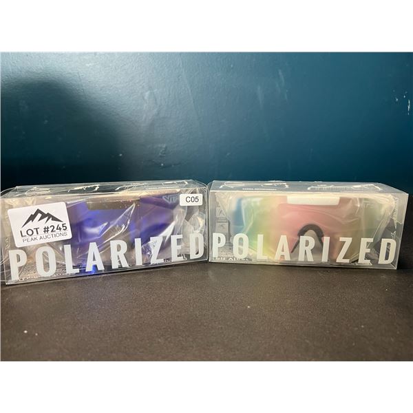 Lot of 2 Pit Viper Polarized Sunglasses