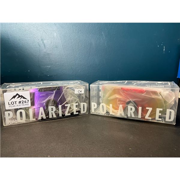 Lot of 2 Pit Viper Polarized Sunglasses