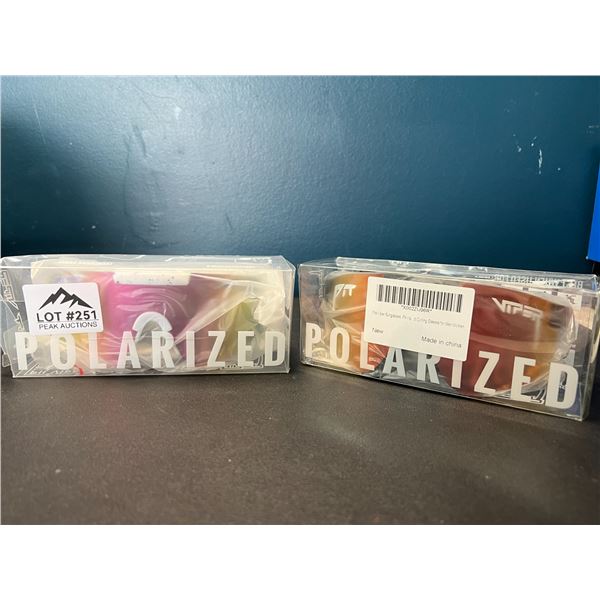 Lot of 2 Pit Viper Polarized Sunglasses