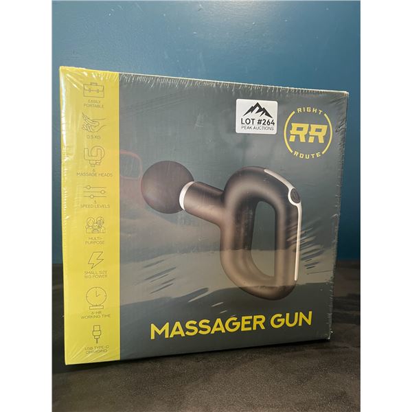 Lot of 1 RightRoute Handheld Deep-Tissue Massage Gun - Brand New SEALED!