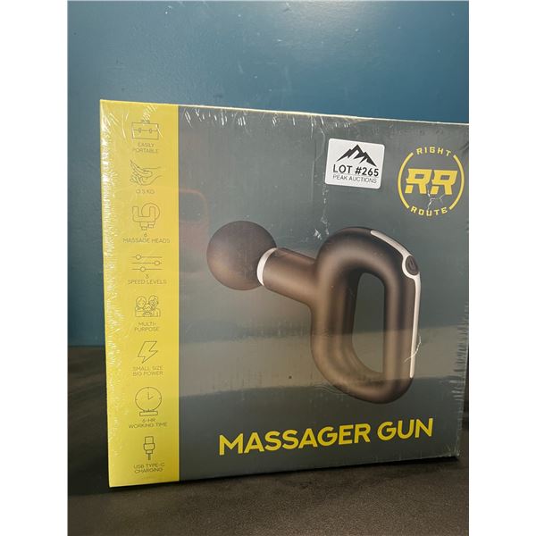 Lot of 1 RightRoute Handheld Deep-Tissue Massage Gun - Brand New SEALED!