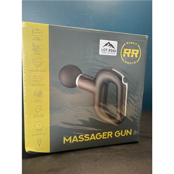 Lot of 1 RightRoute Handheld Deep-Tissue Massage Gun - Brand New SEALED!