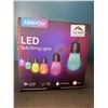 Image 1 : Lot of 1 Multi-Color LED Bulb String Lights for Outdoors - Wireless Control - 46FT Length