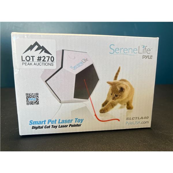 Lot of 1 PYLE Smart Interactive Pet Laser Toy