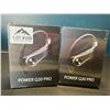 Image 1 : Lot of 2 Power Q20 Pro High-Performance Sport Wireless Earbuds w/ Charging Case
