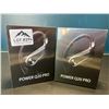 Image 1 : Lot of 2 Power Q20 Pro High-Performance Sport Wireless Earbuds w/ Charging Case