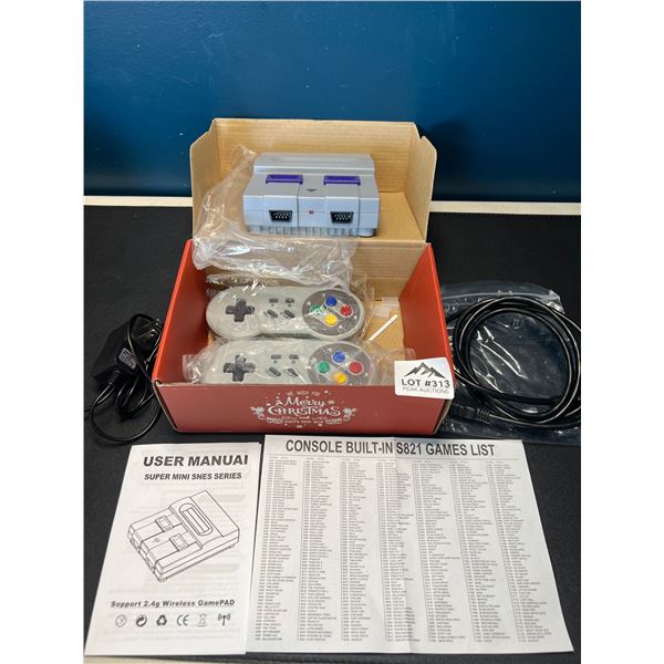 Lot of 1 Mini Game Anniversary Edition Entertainment System  - 821 Retro/Classic Games Built-In