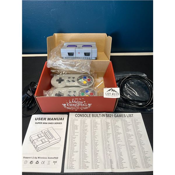 Lot of 1 Mini Game Anniversary Edition Entertainment System  - 821 Retro/Classic Games Built-In