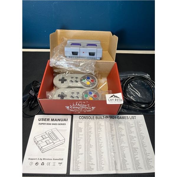 Lot of 1 Mini Game Anniversary Edition Entertainment System  - 821 Retro/Classic Games Built-In