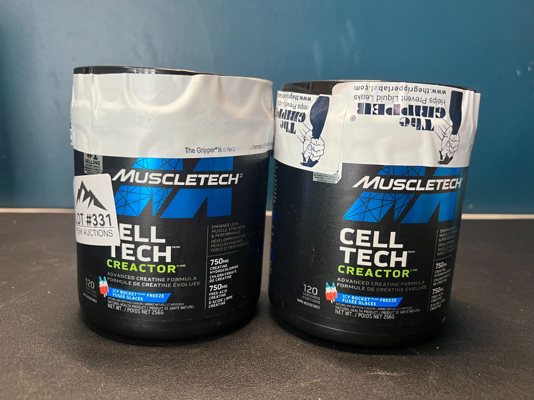 Lot of 2 MuscleTech Cell Tech Creactor Advanced Creatine Powder