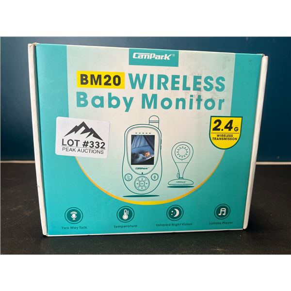 Lot of 1 BM20 Wireless Baby Monitor