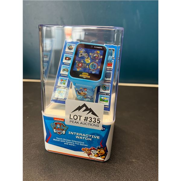 Lot of 1 Paw Patrol Interactive Kids Watch