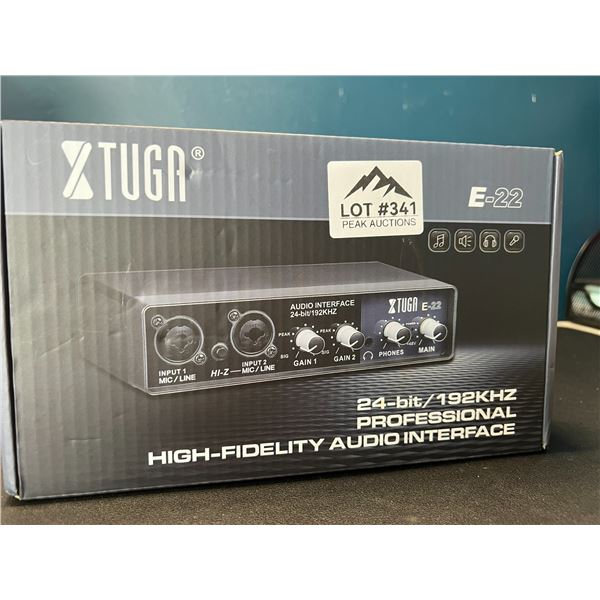 Lot of 1 XTUGA E-22 USB Audio Interface with XLR Mic Preamplifier