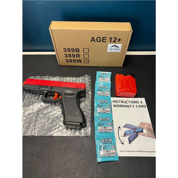 Lot of 1 Gel Ball Glaster Gun - Inlcludes Gel Beads/Ammo