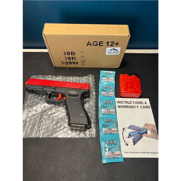 Lot of 1 Gel Ball Glaster Gun - Inlcludes Gel Beads/Ammo