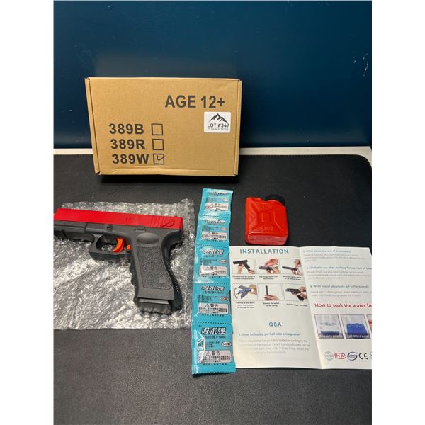 Lot of 1 Gel Ball Glaster Gun - Inlcludes Gel Beads/Ammo