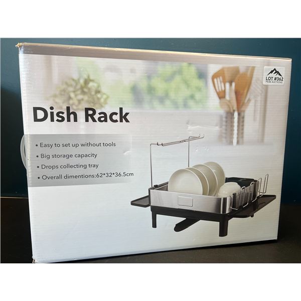 Lot of 1 Dish Rack - Large Storage Capacity