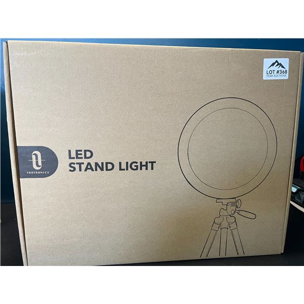 Lot of 1 Taotronics 12 inch LED Selfie Ring Light w/ Adjustable Tripod Stand
