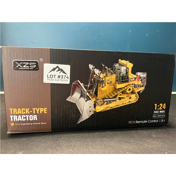 Lot of 1 Remote Control Track-Type Tractor Toy