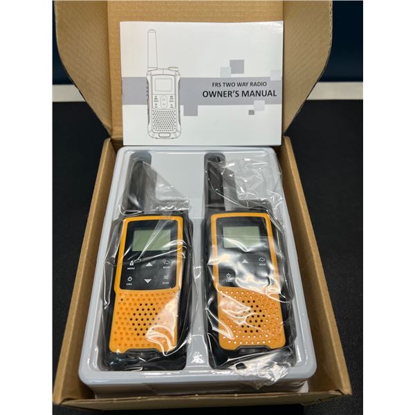 Lot of PoFung FRS Two-Way Radios/Walkie Talkies (2 PCS) - 22 Channels
