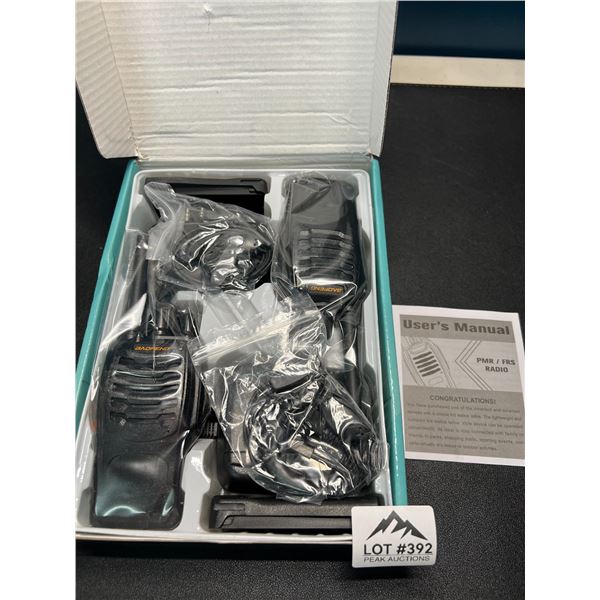 Lot of BaoFeng FRS Two-Way Radios/Walkie Talkies (2PCS)