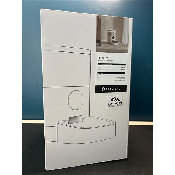 Lot of 1 PetLibro Automatic Pet Food Feeder