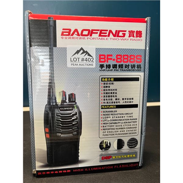 Lot of BaoFeng FRS Two-Way Radios/Walkie Talkies (2PCS)