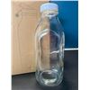 Image 2 : Lot of 3 Glass Milk Bottles - 32oz each