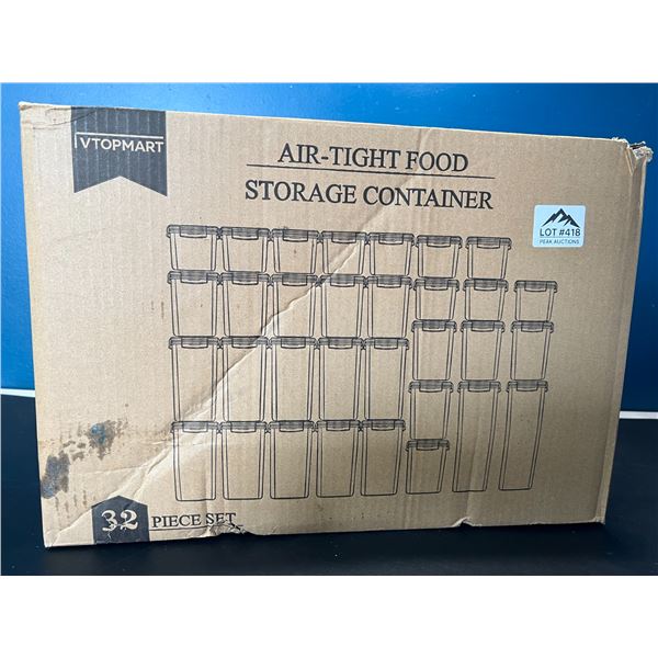 Lot of Air-Tight Food Storage Containers (32 PC Set)