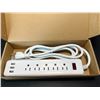 Image 3 : Lot of 1 Multi-Outlet Power Bar/Surge Protector w/ USB Charging Ports