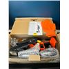 Image 1 : Lot of 1 6-Inch Cordless Mini Chainsaw - Rechargeable - Includes 2 Batteries