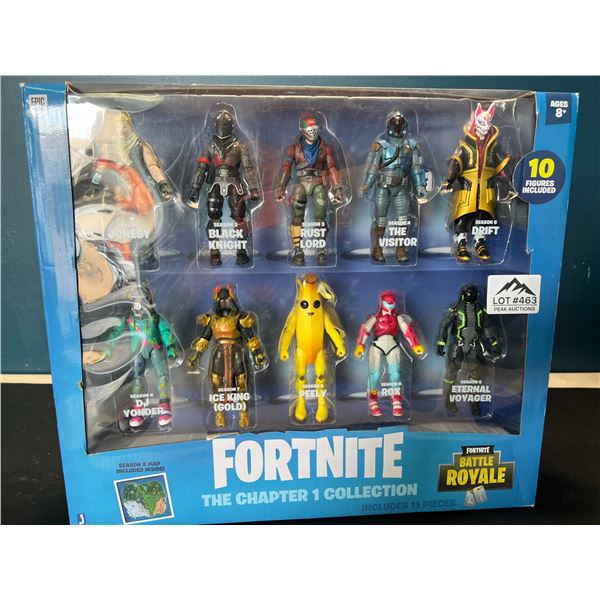 Lot of 1 Fortnite The Chapter 1 Collection 11PC Toy Figure Set