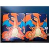 Image 1 : Lot of 2 Leather Pokemon Premium Card Binders - Holds 900 Cards per Binder (Large Size Binders)