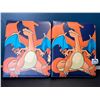 Image 1 : Lot of 2 Leather Pokemon Premium Card Binders - Holds 900 Cards per Binder (Large Size Binders)