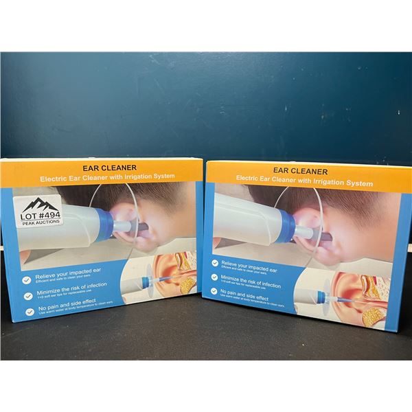 Lot of 2 Electric Ear Cleaners w/ Irrigation System