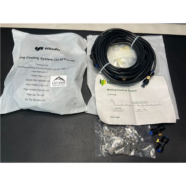 Lot of 2 Misting Cooling Systems for Lawns/Gardens - 32.8FT Each