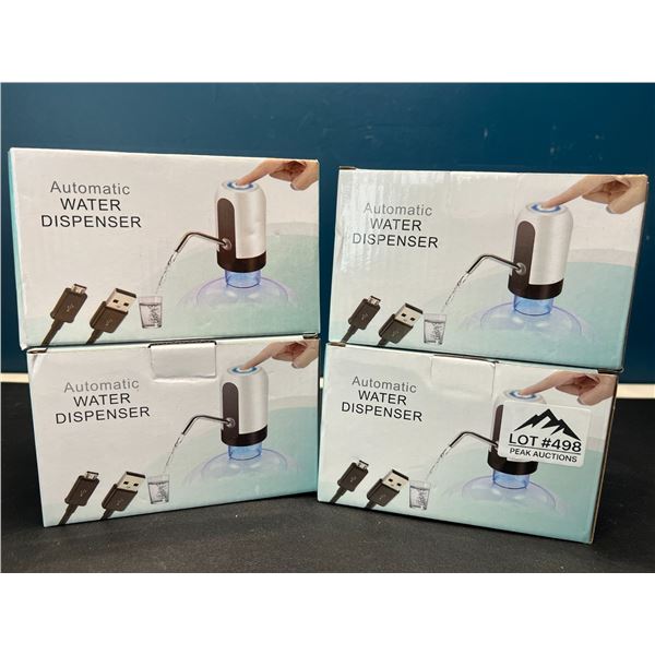 Lot of 4 Automatic Water Dispensers