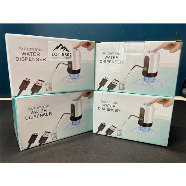 Lot of 4 Automatic Water Dispensers