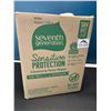 Image 1 : Lot of 1 Box of Seventh Generation Sensitive Baby Wipes - 7packs x 72 wipes per pack