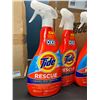 Image 2 : Lot of 4 Bottles of Tide Rescue Laundry Stain Remover - 650mL each