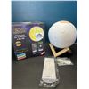 Image 1 : Lot of 1 Moon Lamp w/ Remote Control & Smart Control