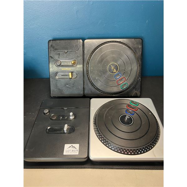 Lot of 2 DJ Hero Turntables - Used