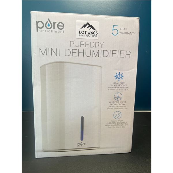 Lot of 1 Pure - Puredry Mini Dehumidifier